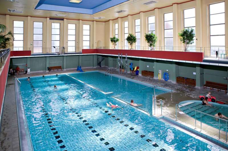 Swimming pool Spanien in the city center of Aarhus